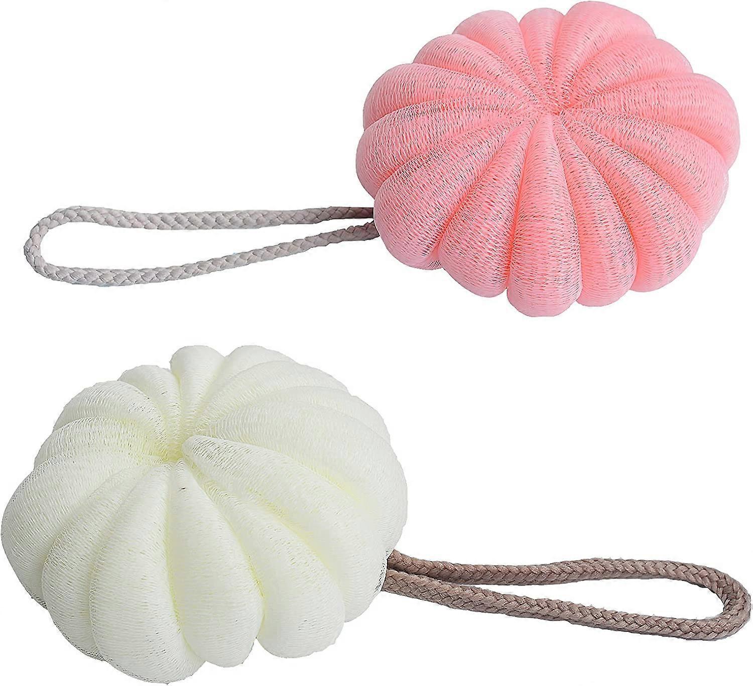 Set Mit 2 Luffa-badeschwämmen Aus Netzgewebe, Für Körperpflege Und Peeling.