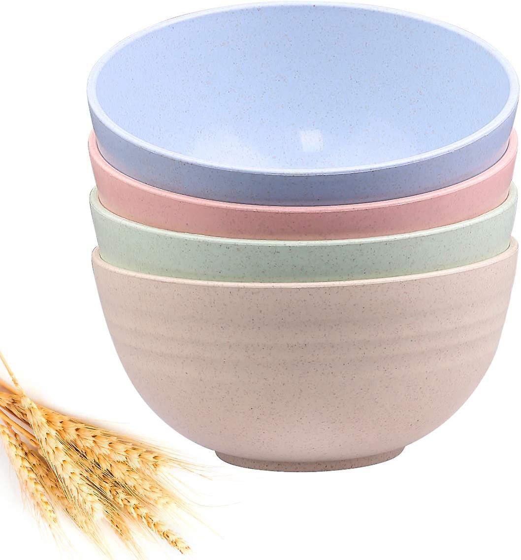 Unzerbrechliche Müslischalen – 4er-set Leichte Schalen Aus Weizenstrohfasern, 710 Ml (24 Oz) – Spülmaschinen- Und Mikrowellengeeignet