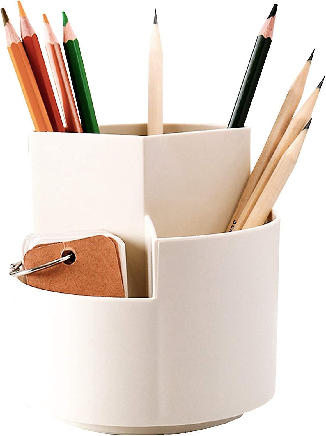 Drehbarer Stiftehalter Mit 3 Fächern, Stifteetui, Kreativer Schreibtisch-organizer