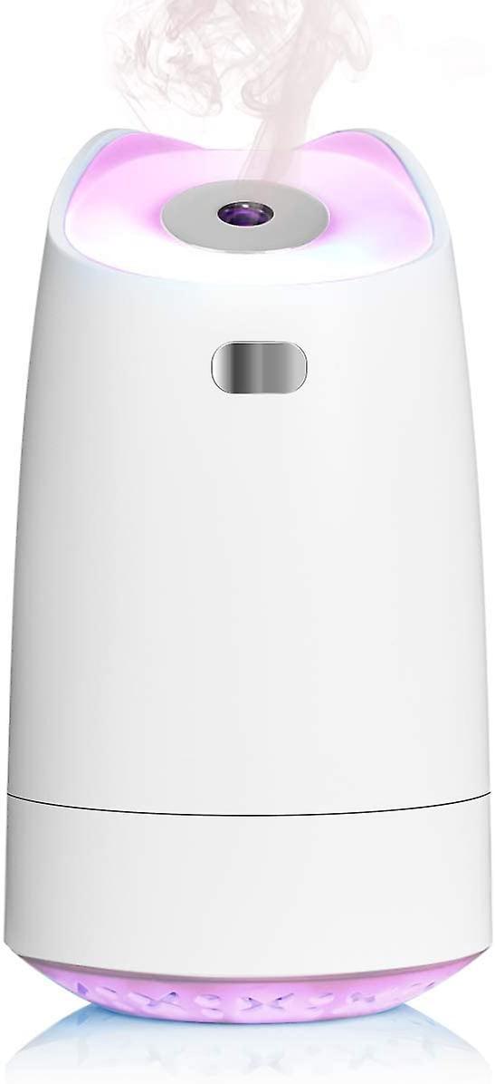 Mini-usb-luftbefeuchter, 280 Ml, Tragbar, Mit 7-farbigem Led-nachtlicht, Extrem Leisem Betrieb Und Automatischer Abschaltung. Ideal Für Zuhause, Schlafzimmer, Büro, Kinderzimmer Und Auto.