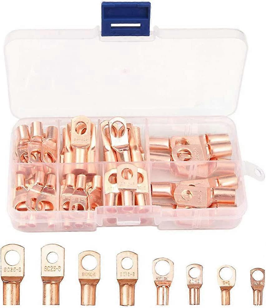 60 Ring-crimp-anschlüsse, Verzinnte Kupfer-anschlussklemmen, Crimp-kupferkabelverbinder