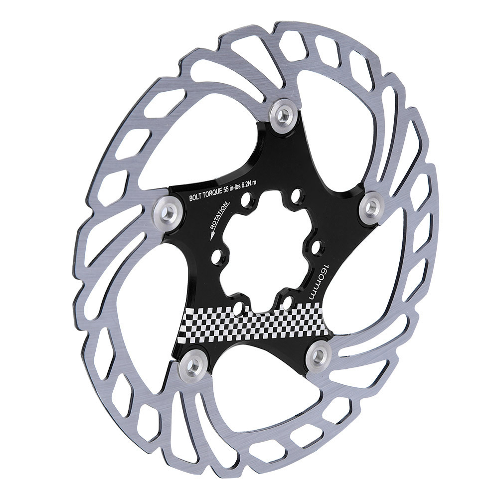 180-mm-schwimmscheibenbremse Mit Sechs Befestigungslöchern Für Mountainbikes (schwarz Und Silber)