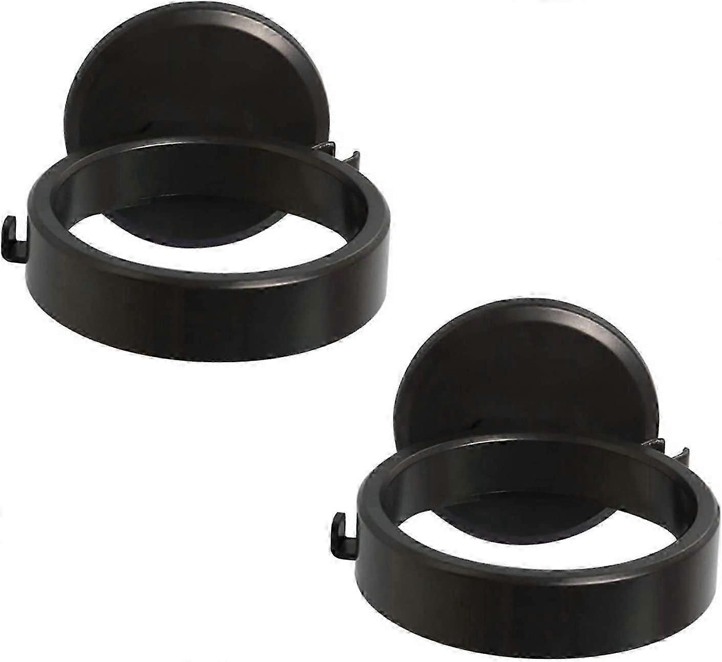 Set Mit 2 Wandhalterungen Für Haartrockner, Schwarz