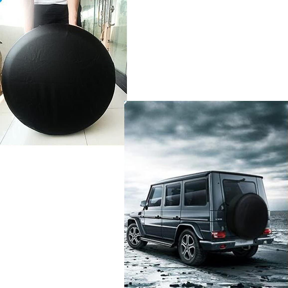 Schwarze Schutzhülle Für Autoreifen, Reserveradabdeckung - 14 Zoll (65-69 Cm)