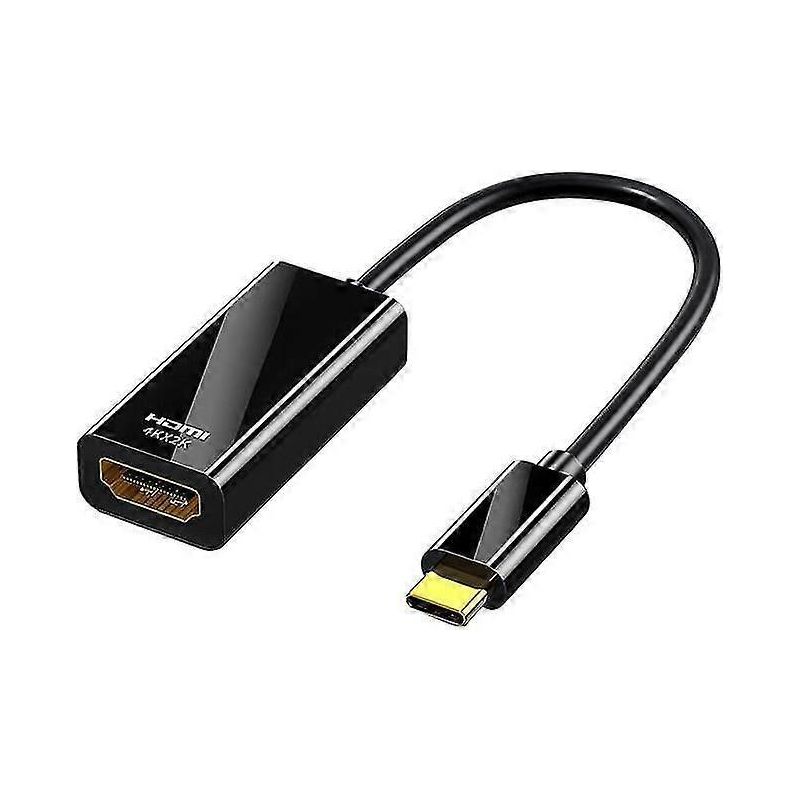 Usb-c-zu-hdmi-4k-30hz-kabel, Kompatibel Mit Macbook Und Anderen Laptops (schwarz)