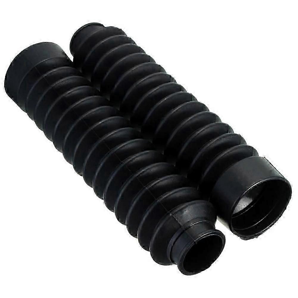 Set Mit 2 Staubschutzkappen Für Die Vorderradgabel Eines Offroad-motorrads, Schwarz