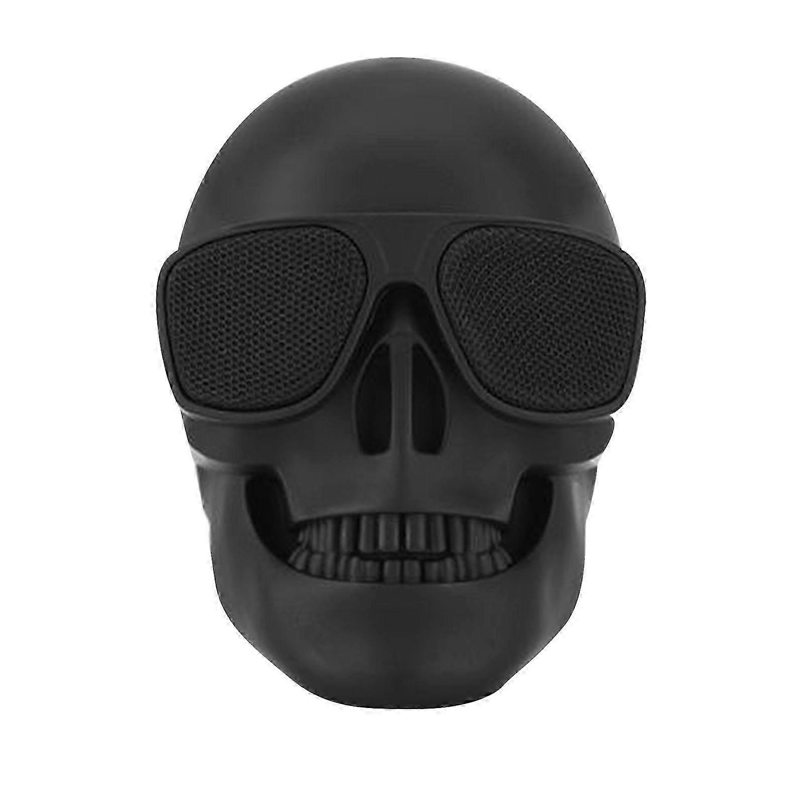Tragbarer Bluetooth-lautsprecher Mit Totenkopf-skelett, 15 W, Bluetooth 4.0, Fm-radio, Halloween, Schwarz (sonderangebot)