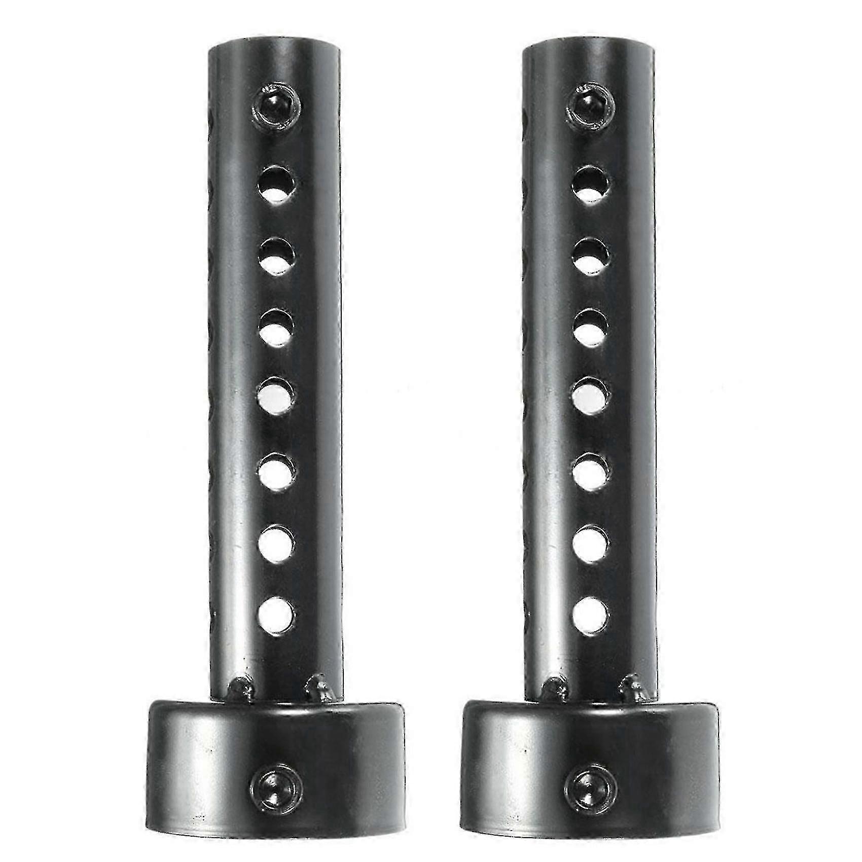 2x Universal-motorradschalldämpfer Mit Db-killer Und Geräuschdämpfung, 48 Mm, Schwarz