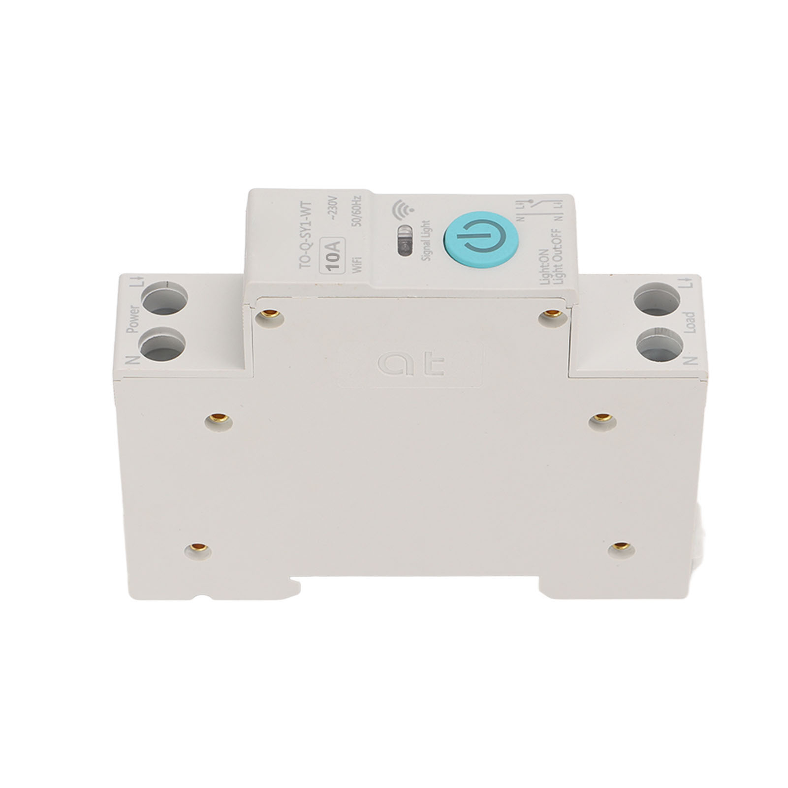 Intelligenter Wlan-schalter Mit Drahtloser Fernbedienung Für Smartphones, Din35-schienenmontage, Timer Und Countdown-timer, Weiß – 230 V, 10 A