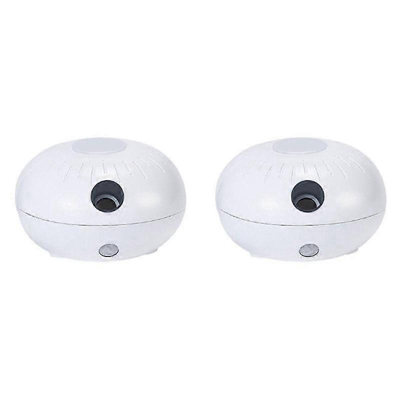 Set Mit 2 Mini-duftdiffusoren, Aromatherapiegerät, Automatische Induktion, Tragbar Und Niedlich, Mit Usb-netzteil, Weiß