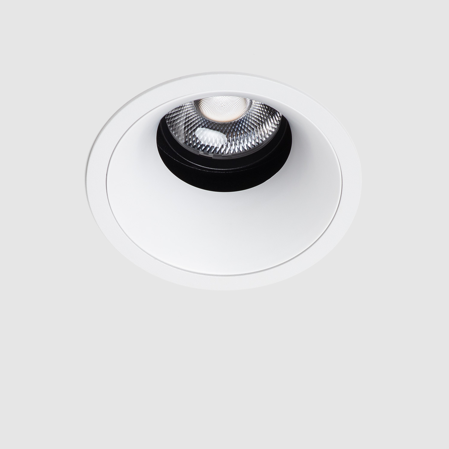 Led Downlight Rund Loop Schnitt Ø 95mm 2700k - 3200k - 4000k Standard Weiß 20 W Einbau