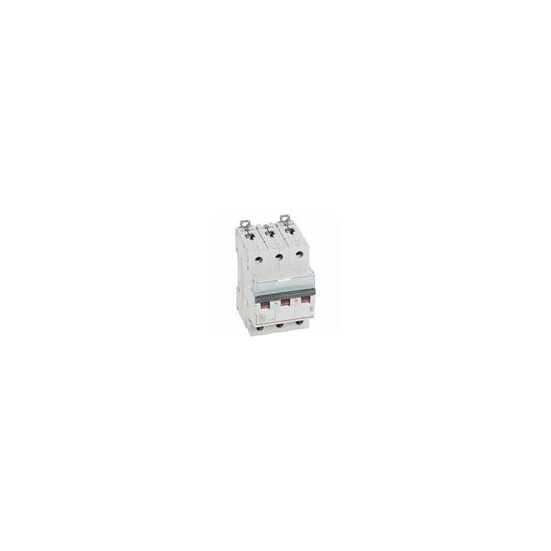 Legrand 408065 Dreipoliger Leistungsschalter 63 A – 3-polig, D-charakteristik – 6/10 Ka – Mit Schraubanschluss – Dx3