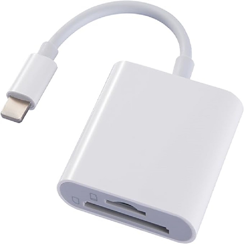 Kartenleser Für Iphone – 2-in-1 Apple-schnittstelle (sd/tf)