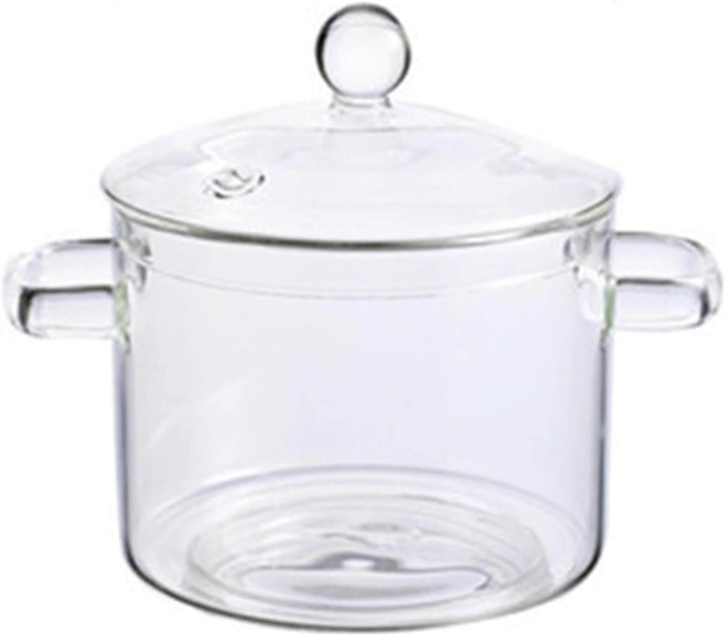 Klarer Kochtopf Mit Deckel, Dicker Und Schwerer, Verbesserter Glastopf For Kochen Von Ramen-haferflocken Und Anderen Gerichten (color : 1350ml)