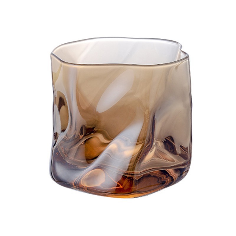 Whiskygläser, 200 Ml, Glas, Bernstein, 6er-set