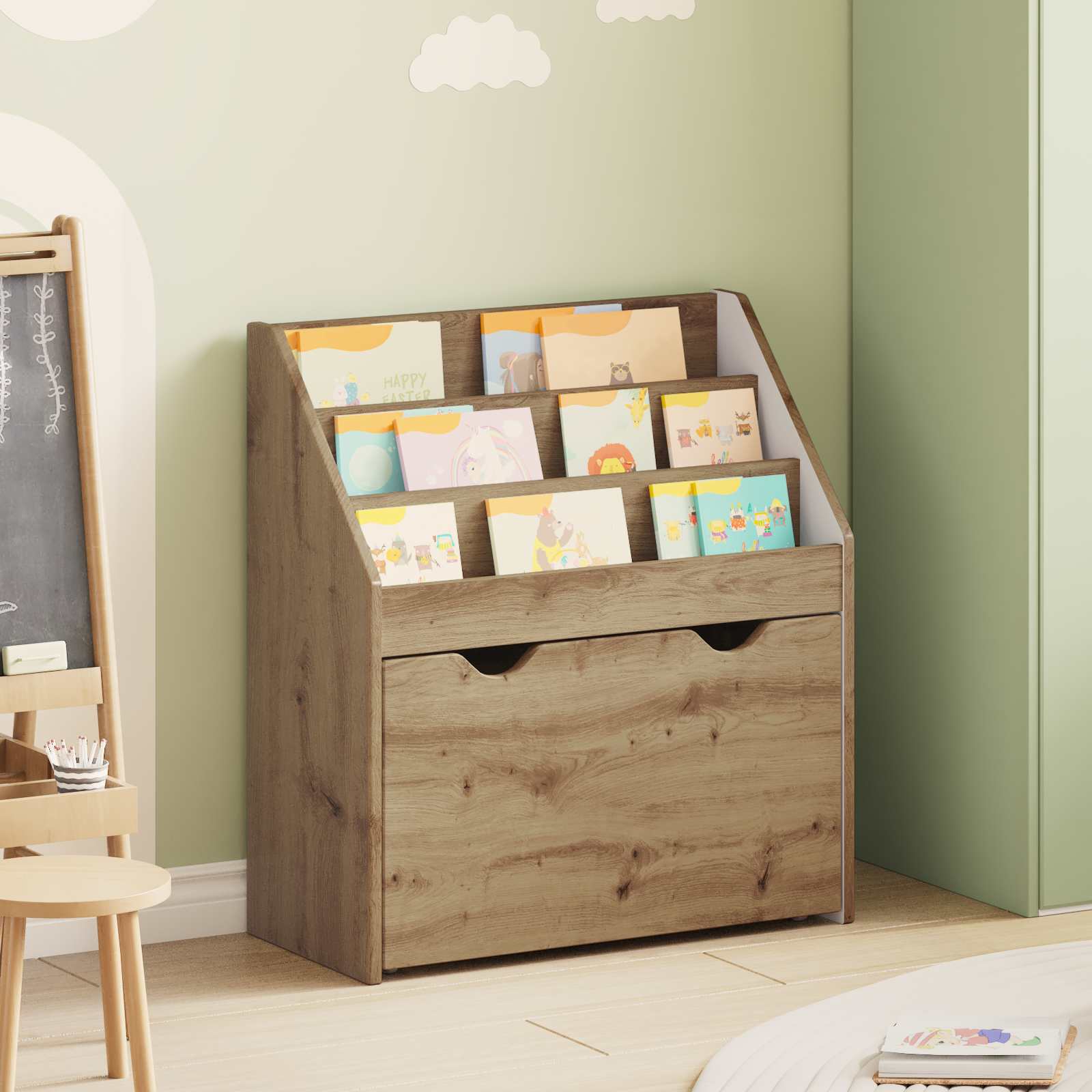 Kinderregal Artisan-eiche 60 X 29,5 X 69 Cm Holzwerkstoff