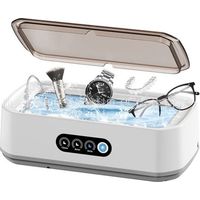 650 Ml Ultraschallreiniger, Professioneller Ultraschall-brillenreiniger, Silberreiniger, 49.000 Hz Mit 3 Reinigungseinstellungen