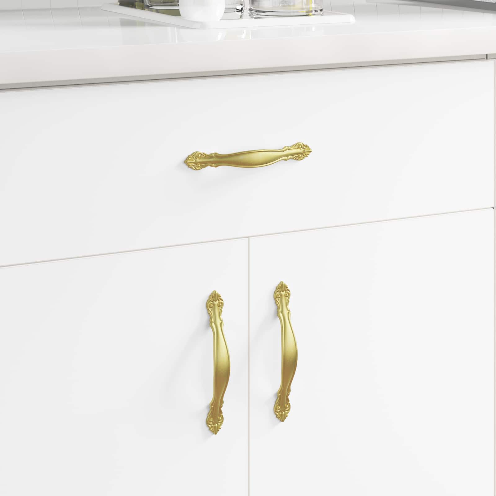 Griff 2 Pcs Gold 143 X 19,2 X 20 Mm Zinklegierung