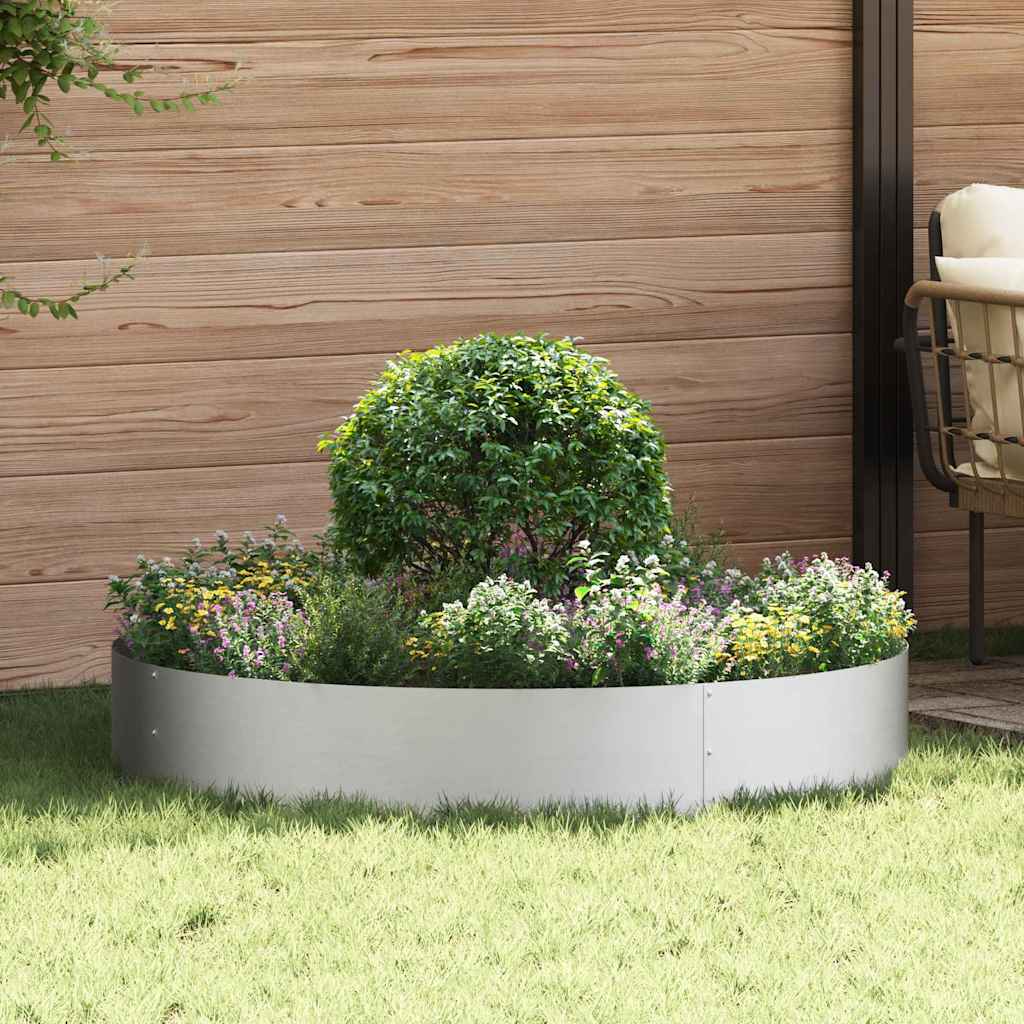 Pflanzenring Silber 120 X 120 X 20 Cm Verzinkter Stahl