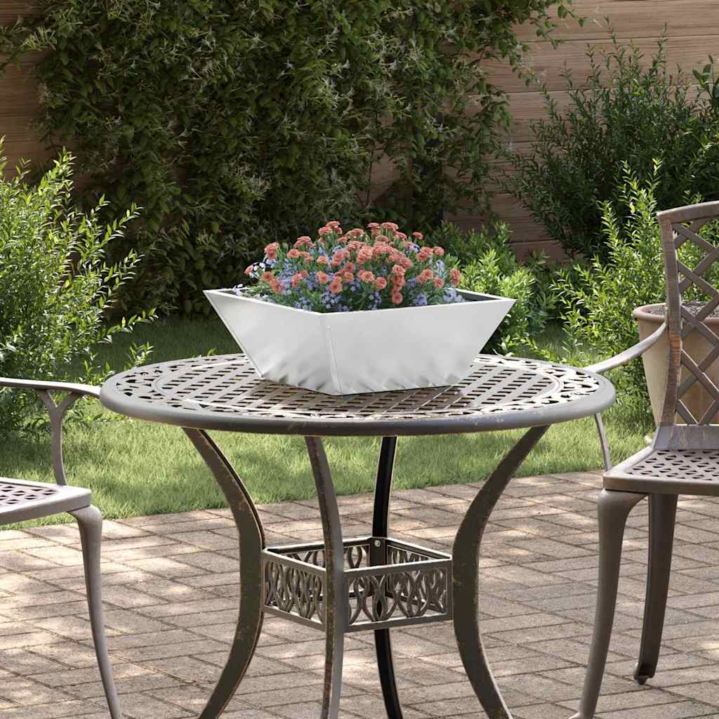 Garten-pflanzgefäß 5 Pcs Silber 40 X 40 X 15 Cm