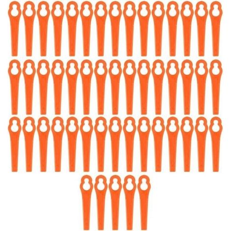 50 Ersatzmesser Für Einhell Ge-ct 18 Li Akku-freischneider, Orange