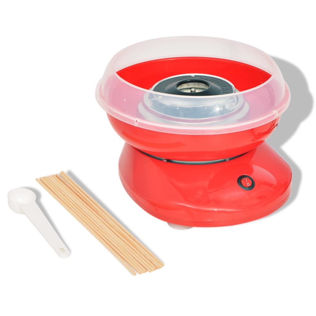 Zuckerwattemaschine 480 W Rot