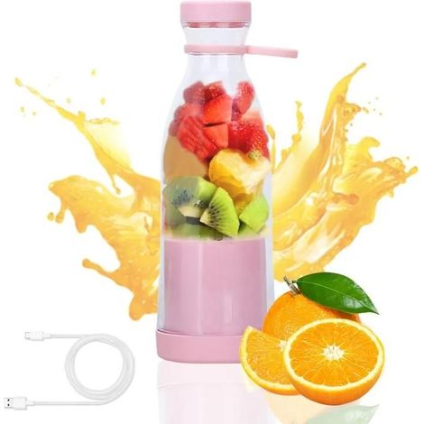 Tragbarer Smoothie-maker (380 Ml) – Geeignet Für Smoothies, Säfte Und Milchshakes – In Verschiedenen Farben