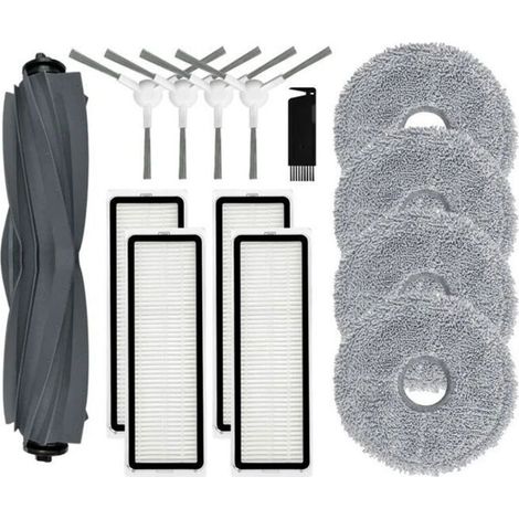 Dreame Bot L10 Prime / L10s Pro, Hauptwalze, Seitenbürste, Hepa-filter, Wischtücher, Tuchzubehör