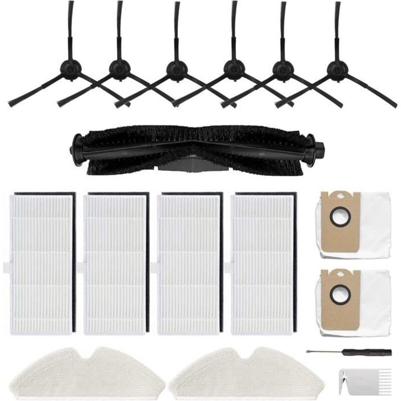 Reinigungstuch, Bürste, Filter, Ersatzbeutel, Zubehörset Für Proscenic M7 Pro Und Kyvol Cybovac S31 Saugroboter