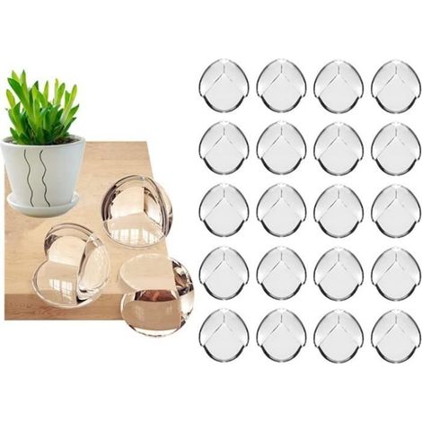 20 Stück Eckenschützer, Eckenschützer Für Babytische, Sicherheit Im Haushalt, Eckenschutz, Eckenschützer Für Babytische, Schutz