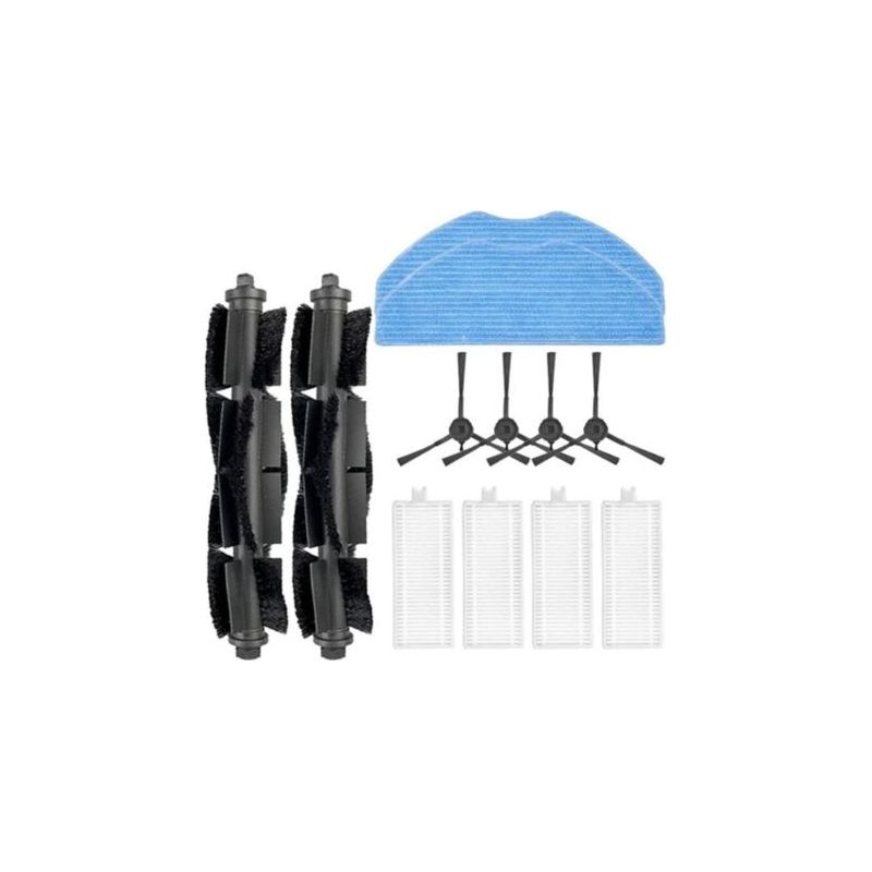 12-teiliges Set Für Ezviz Re4/re4 Plus/re5/re5 Plus Saugroboter: Haupt- Und Seitenbürste, Filter, Wischtuch, Ersatzteile