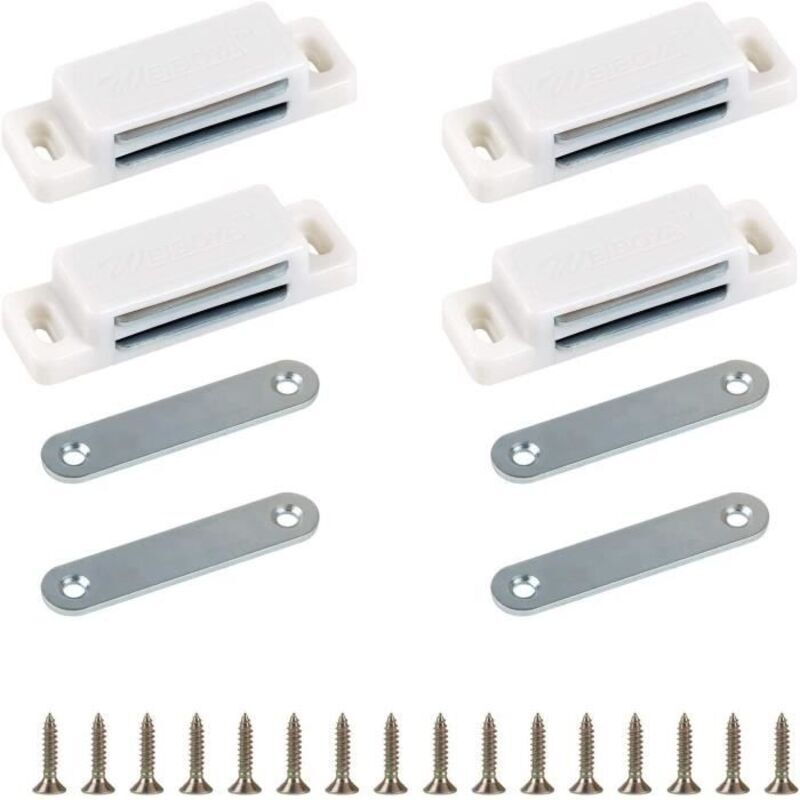 Stück Leistungsstarke Magnetische Schranktürverschlüsse Für Kleiderschrank- Und Schranktüren, Schubladen Und Spinde