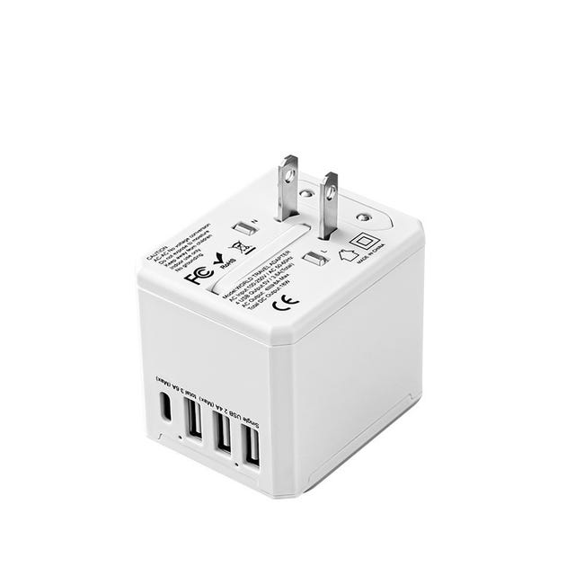 Multifunktions-reisestecker Typ C, Weltweiter Universalstecker-konverter, Uk-standardadapterstecker