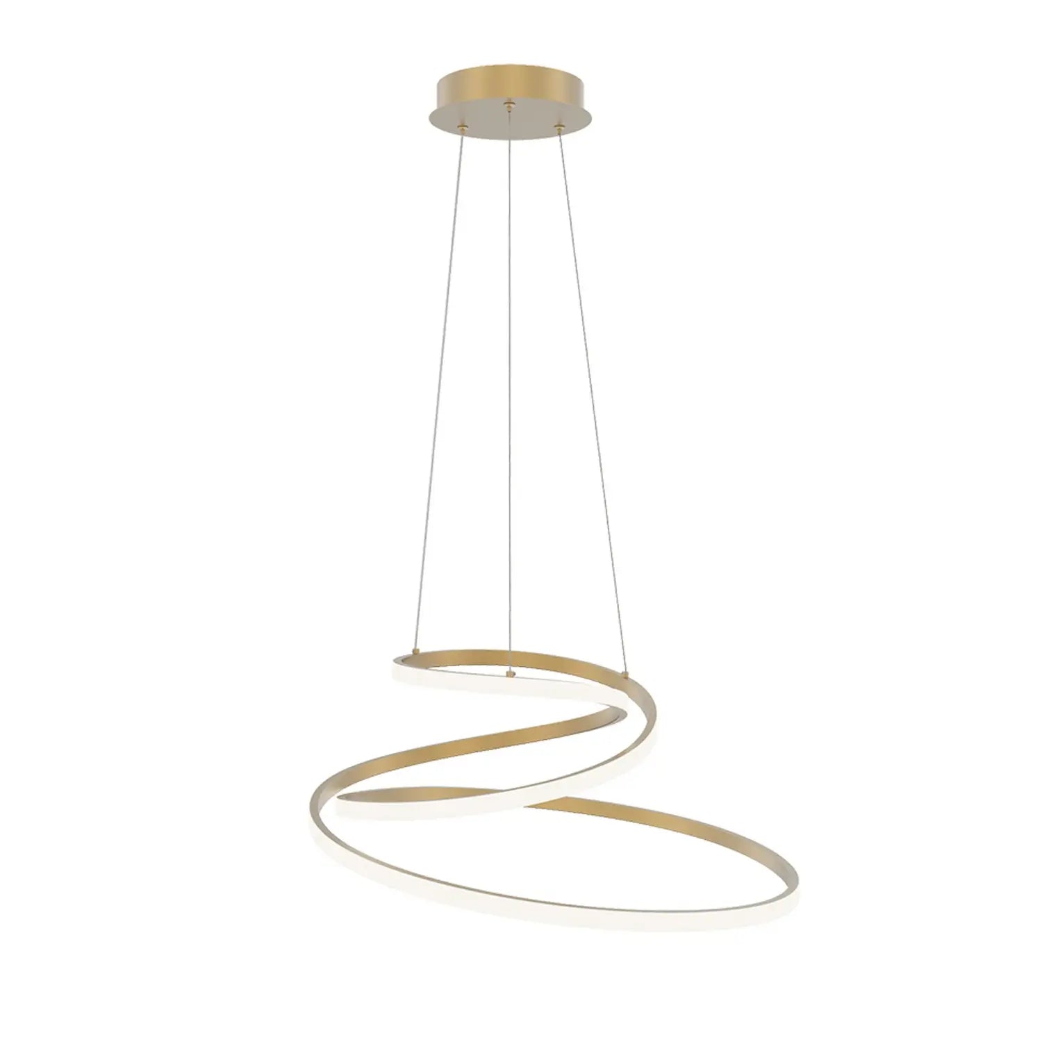 [neuwertig] B-ware Luce Ambiente Design Hängeleuchte Pendelleuchte Led Gold Coaster Ø 60 Cm Cct