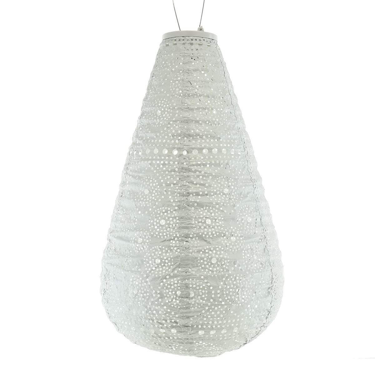 Lumiz Solarlampe Tropfen Ø 28 Cm Silber