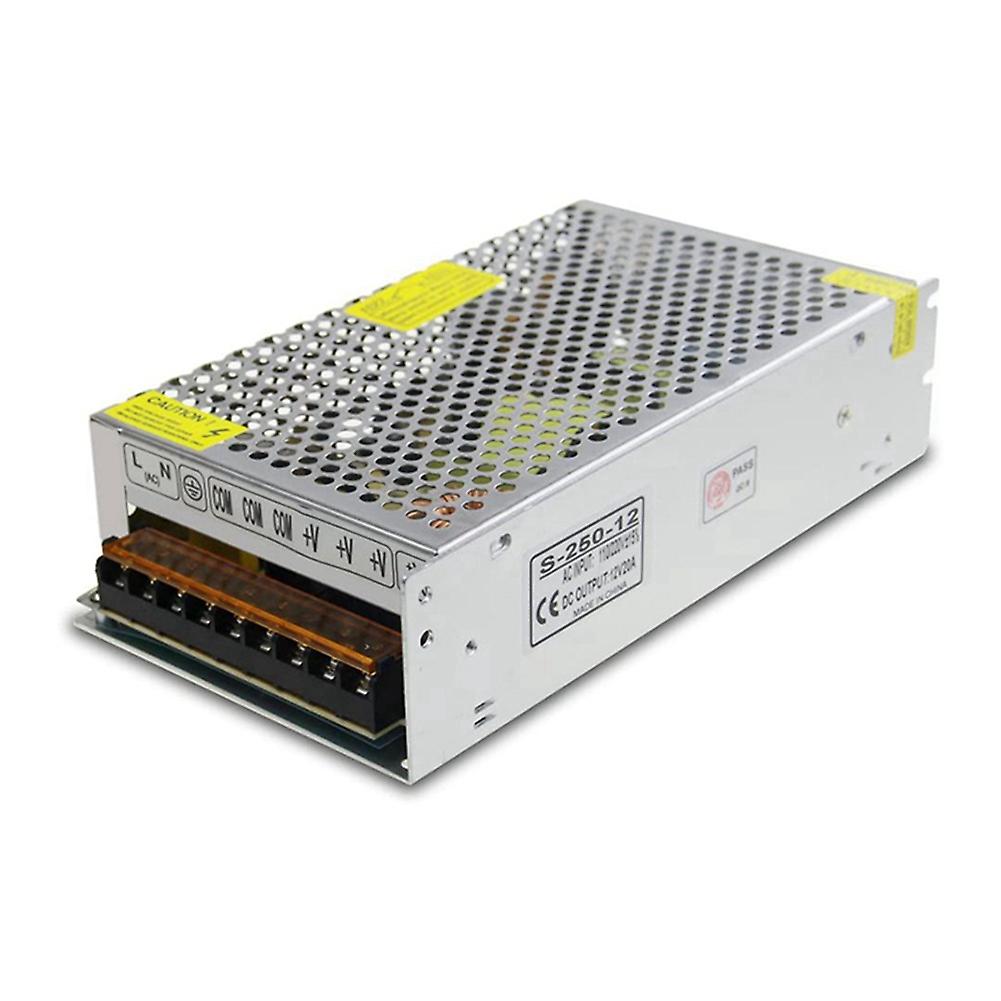 12v 20a 240w Gleichstromtransformator Mit Schalter, 110v/220v Wechselstrom Auf 12v 20a Gleichstromwandler.