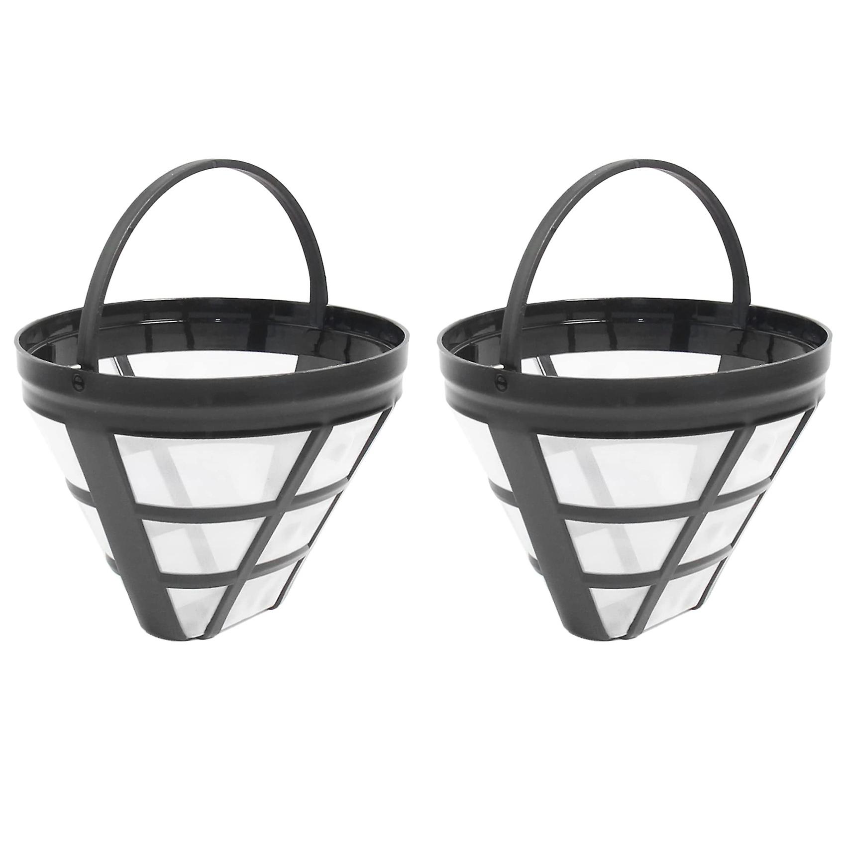 2er-pack Wiederverwendbarer Kaffeemaschinen-siebfilter Nr. 4 Für Ninja Filter, Passend Für Die Meisten 8-12 Tassen Filterkaffeemaschinen