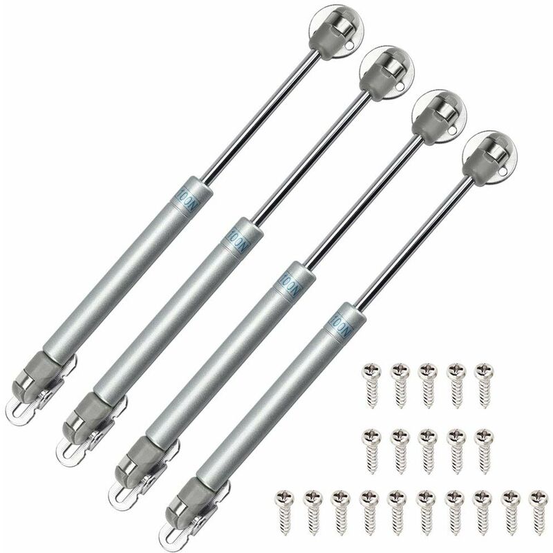 Hydraulische Gasfedern Für Schranktüren, Gasfeder, Klappenbeschlag, Gasdämpfer 100 N/10 Kg, Gasfeder, Hubdämpfer Für Schränke, Kleiderschränke