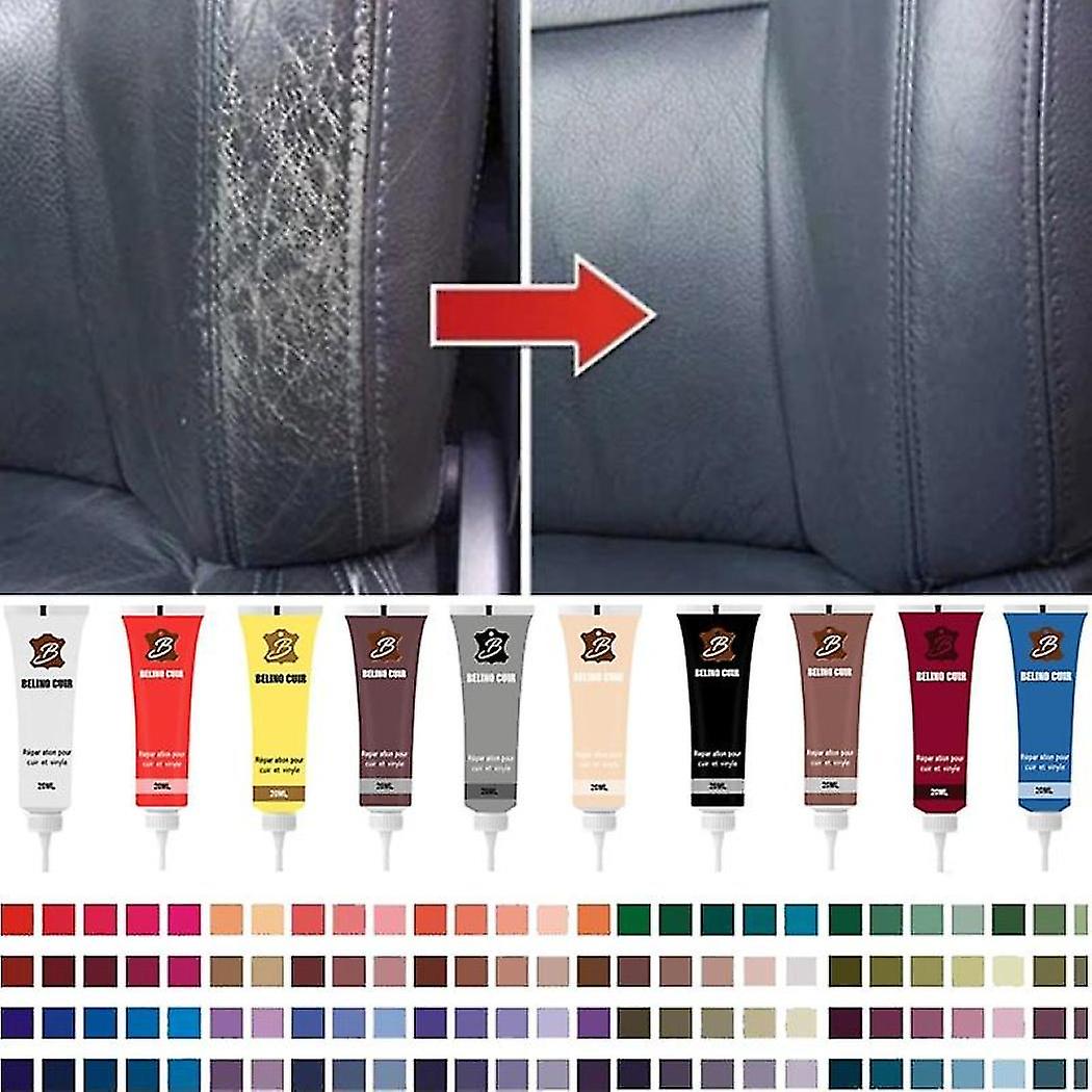Lederreparaturgel 20 Ml, Farbe Zur Pflege Von Autoleder Und Autositzen.