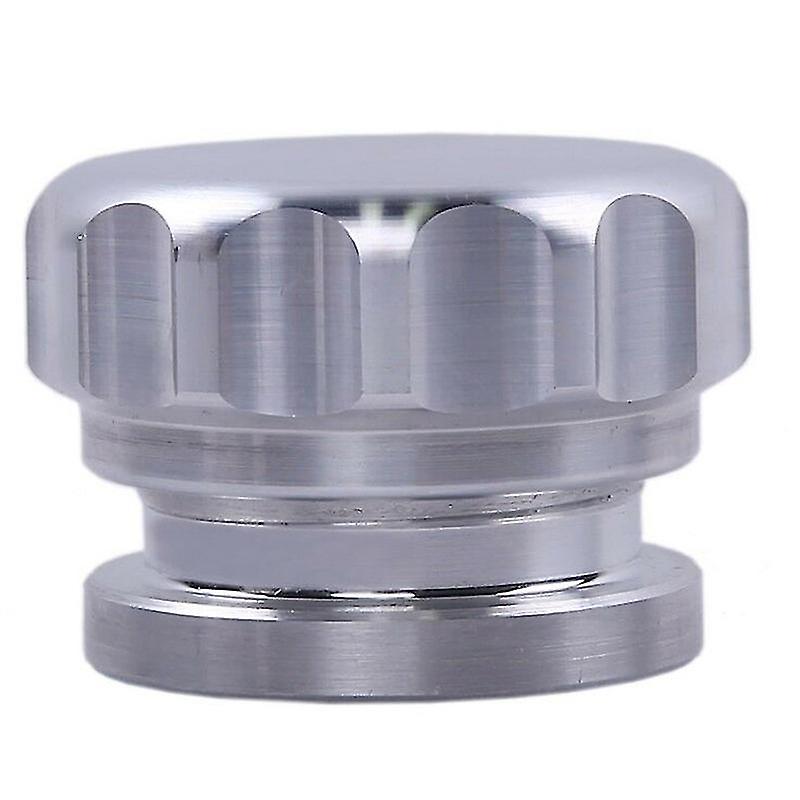 Modifizierter 51-mm-tankdeckel Aus Aluminiumlegierung, Der An Den Einfüllstutzen Und Autoteile Geschweißt Ist (silber).