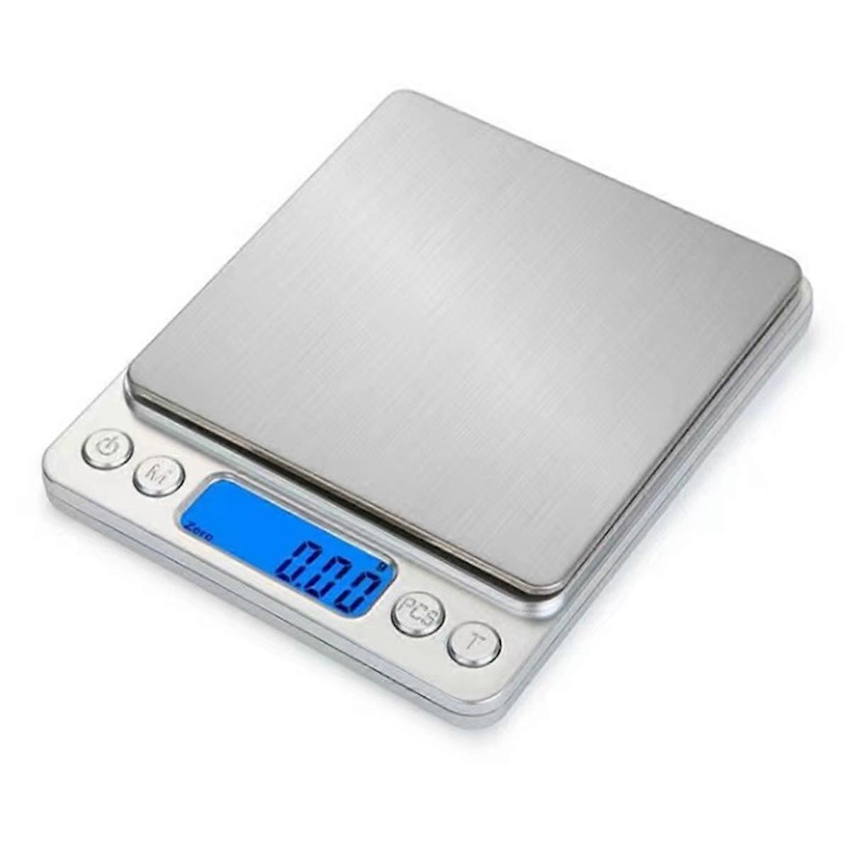 Digitale Küchenwaage 3 Kg/0,1 G, Lcd-anzeige, Aufhängehaken, Wiegt In Gramm Und Unzen, Ideal Zum Backen, Kochen Und Für Kaffee.