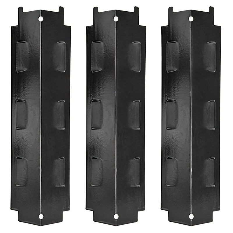 Grillheizplatten, 3er-set – Schwarz
