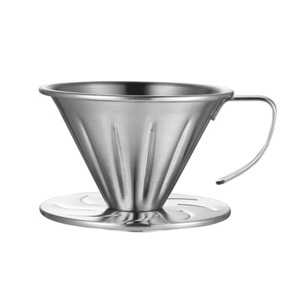 Kaffeefilter Aus Edelstahl, V-förmiger Kaffeefiltertrichter, Kaffeefilter Für Manuelles Brühen, Filterkaffeetasse S
