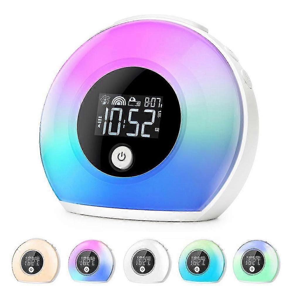 Wecker Mit Bluetooth-lautsprecher, Nachtlicht Für Kinder, 4 Helligkeitsstufen, Digitaler Wecker Für Kinder Und Jugendliche, Schlafzimmer