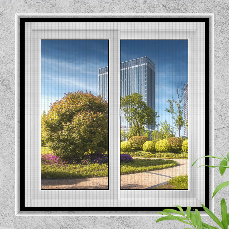 Genähter, Ungeschnittener, Selbstklebender Fensterschutzstoff (130 Cm X 150 Cm) – Waschbar, Moskitosicher, Feinmaschig.