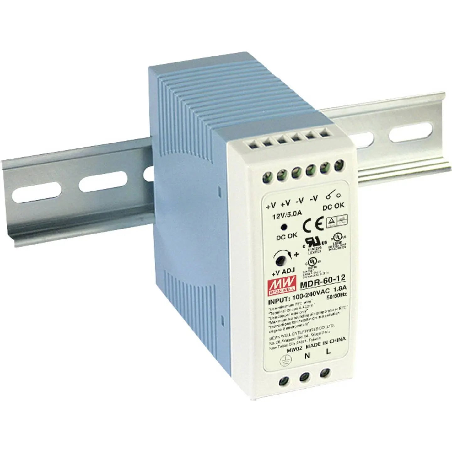 [neuwertig] B-ware Mean Well Netzteil Schaltnetzteil Mdr 60 24 Din Schiene 24 V 60 W