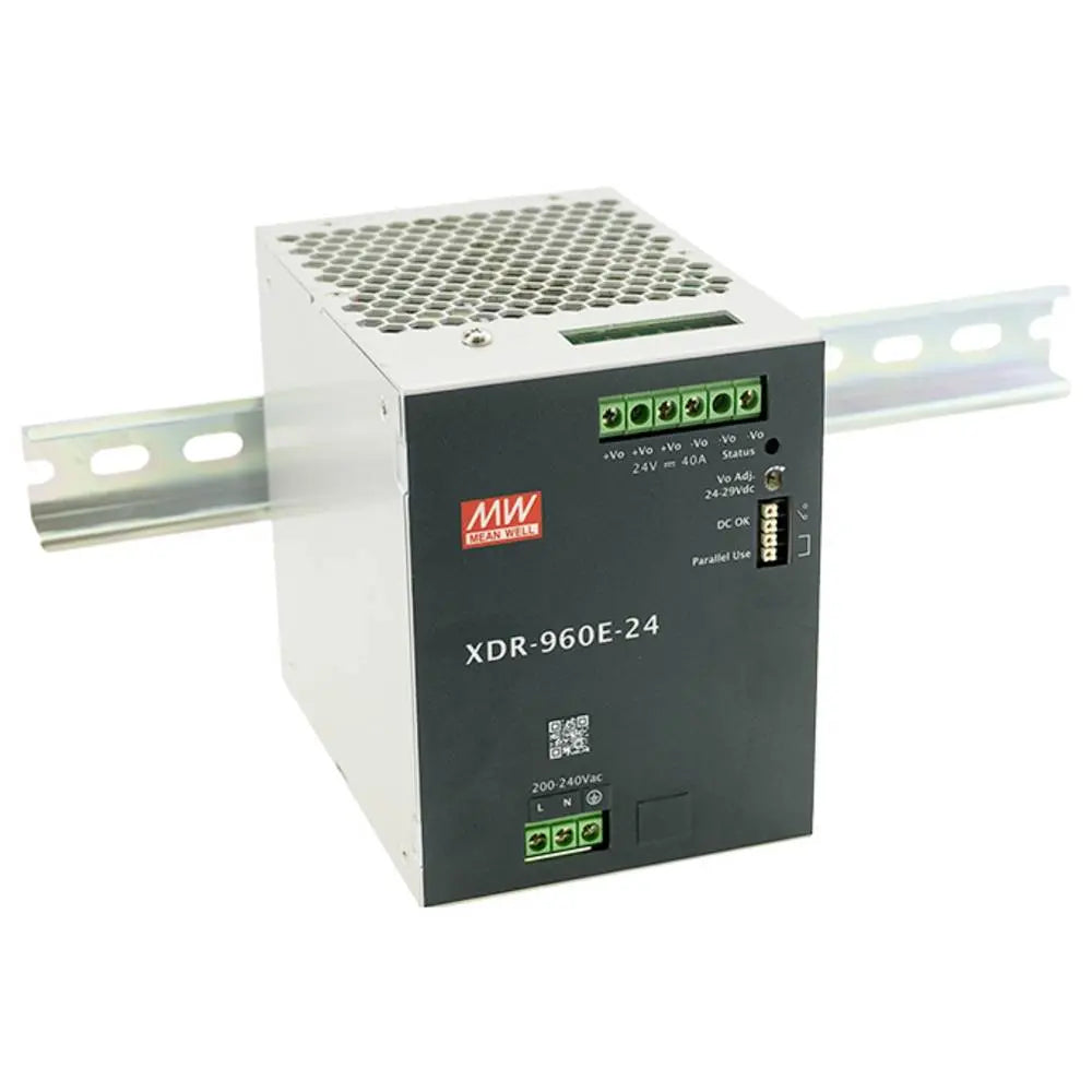 [neuwertig] B-ware Mean Well Netzteil Stromversorgung Hutschienen Din Rail Xdr 960 E 24 24 V 40 A