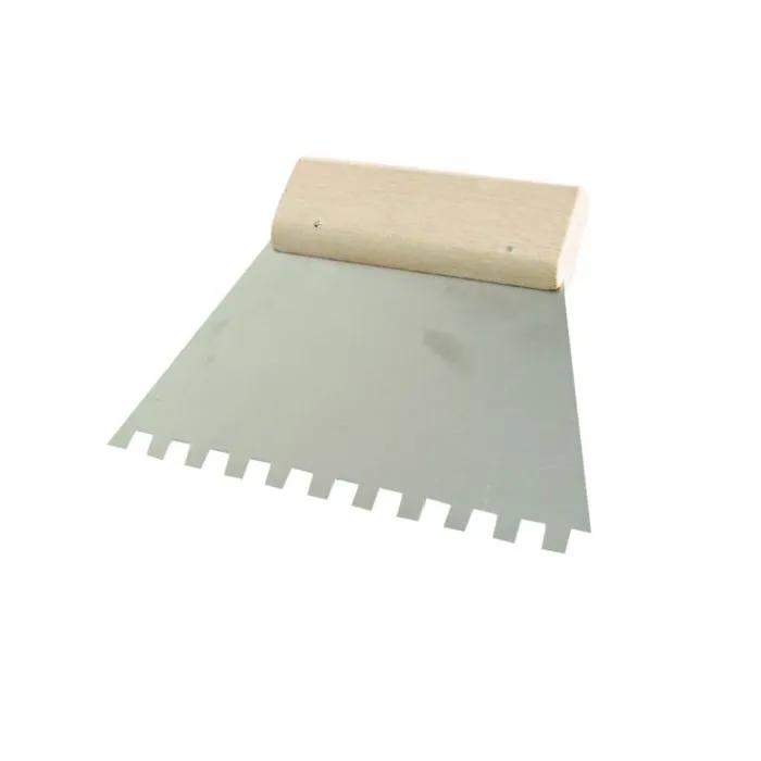 Maurerwerkzeug Mega Stainless Steel Trowel Zähne 4x4mm 180mm