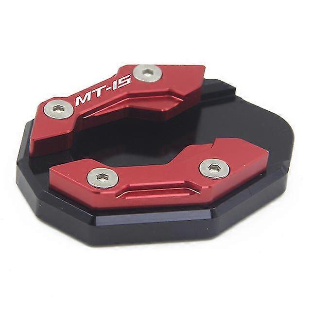 Cnc-motorrad-seitenständer-verlängerungsplatte Für Yamaha Nmax 155, Xmax 300 Und Mt15 (2015–2021) – Rot