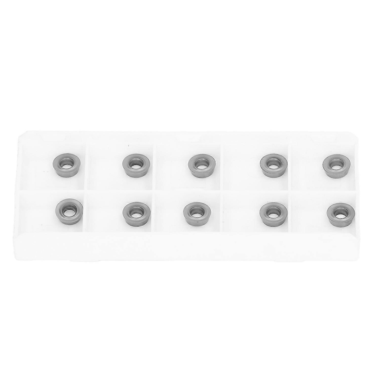10 Stück Wendeschneidplatten Aus Hartmetall Für Cnc-fräsen, Beschichtet, Mit Aufbewahrungsbox Für Drehmaschinen
